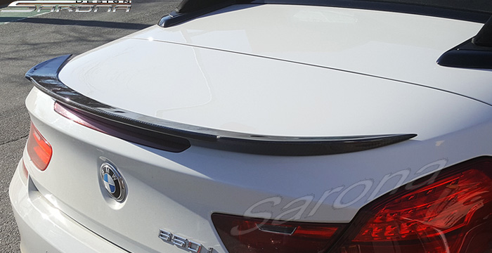 Custom BMW 6 Series  Convertible Trunk Wing (2012 - 2019) - $590.00 (Part #BM-124-TW)